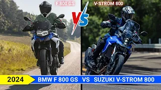 2024 BMW F 800 GS VS 2024 SUZUKI V-STROM 800