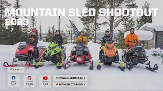 MOUNTAIN SLED SHOOTOUT 2023 - WHICH IS THE BEST SLED? (ENGLISH SUBTITLES)