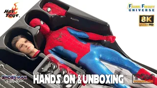 Hot Toys Spider-Man No Way Home (New Red & Blue Suit)(Deluxe Version) MMS680 Hands on & Unboxing