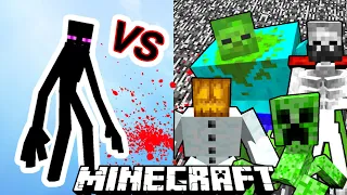 Mutant Enderman Vs. Mutant Creatures in Minecraft 1.7.10