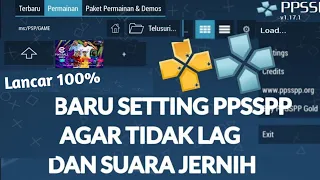 Cara Setting PES ppsspp Agar Tidak Lag Suara Tidak Patah-Patah dan Gambar jernih Terbaru 2024