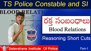 Reasoning Short Cuts | Blood Relations in Telugu For TS Police Constable and Si 2022 | Prelims Exam