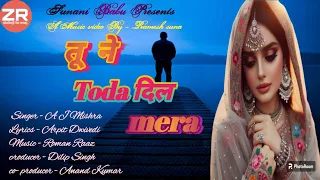 TUNE TODA DIL MERA | HINDI MUSIC VIDEO SONG | HINDI BEWAFA SONG | ZINDAGI KE RANG