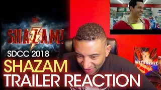 Shazam Trailer Reaction (4K) - SDCC Comic-Con 2018 - Part 2