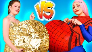 Rich Vs Poor Pregnant Superhero Situations || Top 100+ Pregnancy Moments by Kaboom FUN!