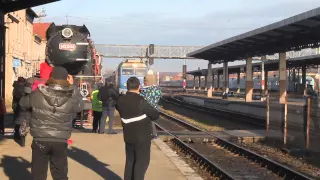 Santa Claus at Oradea railway station