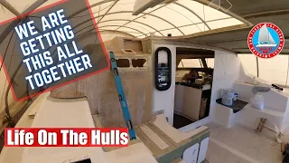 We are getting this all together // Catamaran Build from Scratch Ep257