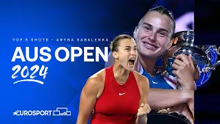 Aryna Sabalenka's SPECTACULAR Top 5 Shots 🤯 | Australian Open 2024 🇦🇺