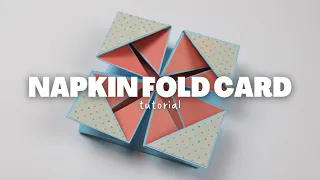 NAPKIN FOLD CARD TUTORIAL - SCRAPBOOK IDEAS