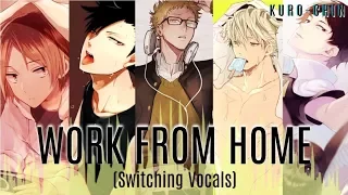 Work From Home Switching Vocals Lyrics (Male Version)