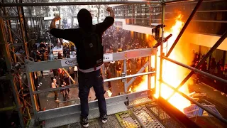 Gegen Corona-Restriktionen: Ausschreitungen bei Demonstration in Brüssel