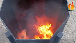 Печь для сжигания мусора Flames КАРАКУРТ