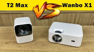 Qual o MELHOR projetor da XIAOMI? Comparativo Wanbo T2 Max vs Wanbo X1