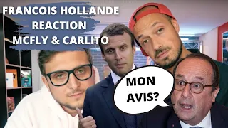 FRANCOIS HOLLANDE REAGIT AU DEFI LANCE A MCFLY ET CARLITO PAR MACRON