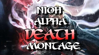 Nioh Alpha Death Montage with Death Counter! (PlayStation 4)