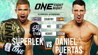 Muay Thai World Champion DOMINATES In Kickboxing 🔥🥊 Superlek vs. Puertas