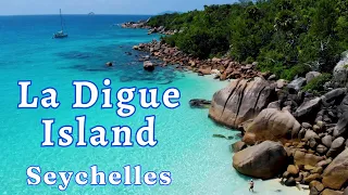 BEAUTIFUL La Digue Island of Seychelles, Africa's Amazing Country | 4K Drone Footage