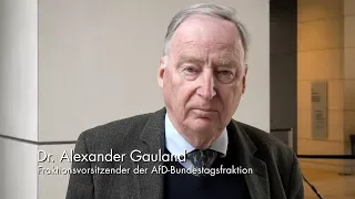 Dr. Alexander Gauland zur Regierungserklärung von Angela Merkel