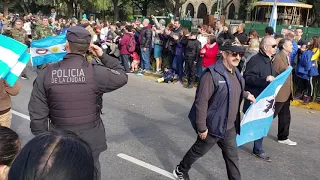 Desfile Militar ex Combatientes de Malvinas, 9/7/19, Buenos Aires, Argentina.