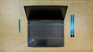 How to replace LCD Screen on MSI Katana GF66. Step-by-step instructions