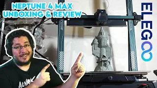ELEGOO Neptune 4 Max FDM 3D Printer | Unboxing and Review