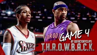 Allen Iverson vs Vince Carter Duel Highlights 2001 Playoffs ECSF G4 76ers at Raptors - SICK!