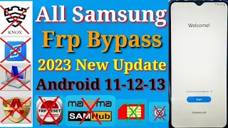 NEW METHOD 2023- All Samsung A02s/A03/A03s/A04/A04s FRP BYPASS ANDROID 11/12 Without PC Final Method