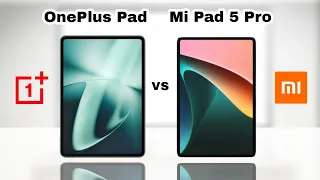 Oneplus Pad Vs Xiaomi Pad 5 Pro