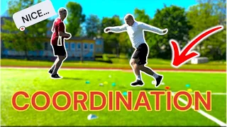 Training coordination and technique in football