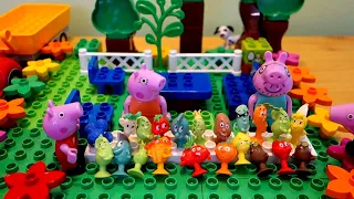 Prasátko Peppa, rozbalování Stikeez – ovoce a zelenina, (Peppa Pig), divadlo