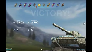 World of Tanks Blitz | Concept 1B | MASTERY | 3502 DMG | 2590 BLK DMG | 4 KILL | by paradoxzn [STFA]