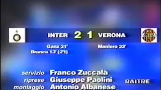Inter-Verona 2:1, 1996/97 - Domenica Sportiva