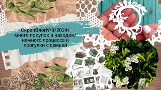 Влог №9/2024/много покупок и находок/ немного процесса и прогулка