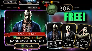 FREE HALLOWEEN Pack Opening For Lucky Viewers! | Jason Voorhees Pack! MK Mobile