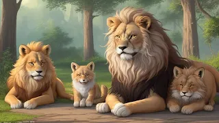 The Lion And The Cheetah of  Panchatantra Moral Stories for Kids