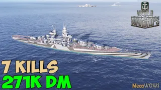 World of WarShips | Bourgogne | 7 KILLS | 271K Damage - Replay Gameplay 1080p 60 fps