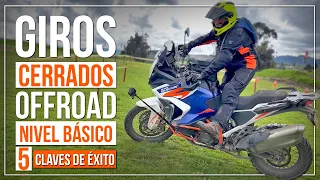 CÓMO HACER UN GIRO CERRADO EN MOTO OFFROAD FÁCILMENTE - 5 CLAVES DE ÉXITO