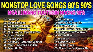 NONSTOP SLOW ROCK LOVE SONGS 80S 90S 🎈🎈 MGA LUMANG TUGTUGIN NOONG 90S 💽 EMERSON CONDINO COLLECTION