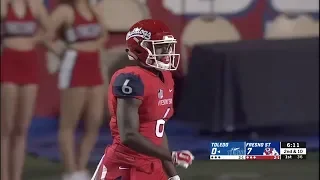 Anthoula Kelly (Fresno State DB #6) Vs. Toledo 2018