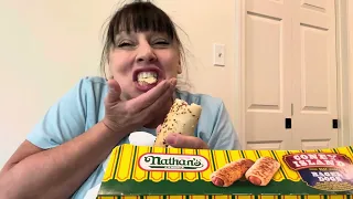 Nathan‘s Coney Island bagel  dogs