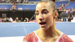 Aly Raisman - Interview - 2016 P&G Gymnastics Championships – Sr. Women Day 2