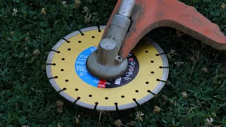 DIAMOND Cutting Discs On TRIMMER !?  +TEST