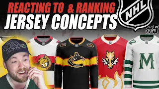 Reacting To & Ranking NHL Jersey Concepts!