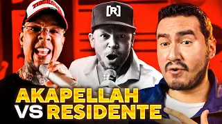 AKAPELLAH le hizo una TIRADERA a RESIDENTE: "NO ERES RAPERO" | Análisis de HBD