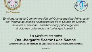 Conferencia Magistral "REFORMA CONSTITUCIONAL AL PODER JUDICIAL DE LA FEDERACIÓN" Segunda Parte