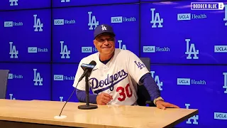 2023 Dodgers postgame: Dave Roberts on Trayce Thompson, Clayton Kershaw, Mookie Betts & Max Muncy