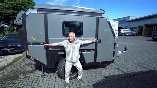 Kleinste Wohnwagen der Welt: Crawler TRC 458 Geländewohnwagen 2022 Offroad Minimalisten-Camping.