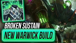 WILD RIFT WARWICK NEW BROKEN FULL SUSTAIN BUILD (TOO MUCH FKING HEALING)