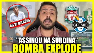 BOMBA NO SUL! MAIOR CONTRATAÇÃO DA HISTÓRIA! NOTA OFICIAL! NOTÍCIAS DO GRÊMIO HOJE!