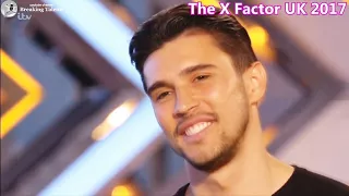 X Factor UK 2017  Brad Howard singer model "hits "on Sharon Osbourne & Judges Comments audition